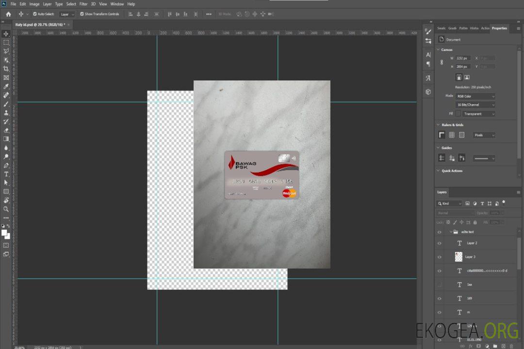 Autriche Bawag PSK banque master card photolook recto template Autriche Bawag PSK banque master card photolook recto template